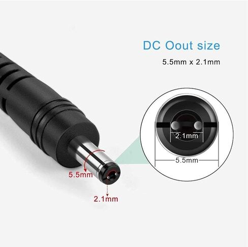JOYLIT 24V 3A Power Supply 72W, 110-240V 50/60Hz AC to DC 24 Volt 3Amp Adapter with 5.5 X 2.1mm US Plug Cord for LED Strip Light, 3D Printer,Ride On Toys in Saudi Arabia