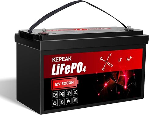 بطارية Kepeak 12V 20ah LifePo4 ، بطارية ليثيوم قابلة للشحن 20 أ مع BMS ، وكثافة طاقة أعلى 256WH تصل إلى 4000 دورة ، مثالية لمحرك التصداري ، بوكب ، الدراجات البخارية في الهواء الطلق ، في الهواء الطلق in Saudi Arabia