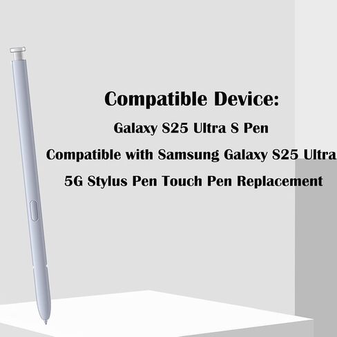2 Pack Galaxy S25 Ultra S Pen for Samsung Galaxy S25 Ultra S Pen Replacement, US Version, EJ-PS938BBEGUJ, Samsung Galaxy S25 Ultra Stylus Pen for Samsung Galaxy S25 Ultra (Light Silver) in Saudi Arabia