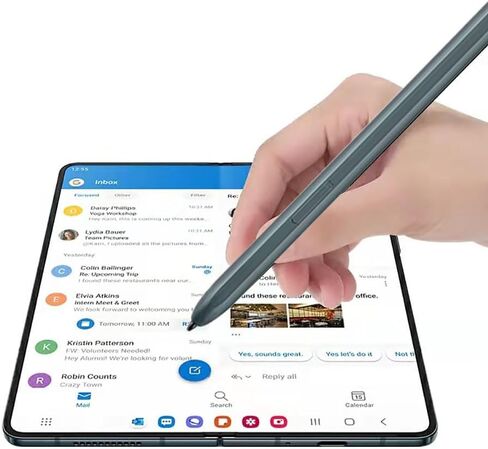 2 Pcs Z Fold 4/Fold 3 Slim S Pen Fold Edition Compatible with Samsung Galaxy Z Fold 4 and Z Fold 3 All Versions,Fold 4 S Pen 1.5mm Pen Tips 4096 Levels of Pressure Sensitivity with 3pcs Tips (Green) in Kuwait