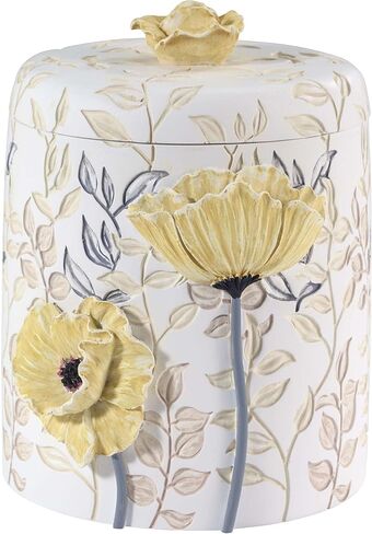 Avanti Linens - Waste Basket, Decorative Trash Can, Chic Home Decor (Marielle Collection) in Saudi Arabia