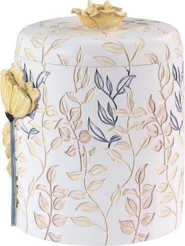 Avanti Linens - Waste Basket, Decorative Trash Can, Chic Home Decor (Marielle Collection) in Saudi Arabia