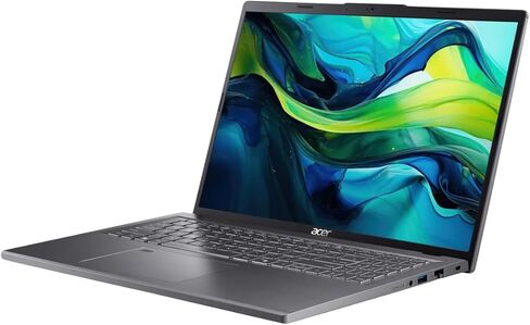 acer 2024 Laptop | Aspire 16 | 16" 1920 x 1200 IPS | Intel-10 Core 7 150U | NVIDIA GeForce RTX 2050 |24GB DDR5 | 1TB SSD | Windows 10 Pro | Wi-Fi 6E - BT 5.3 - Backlit KB - 1080p Camera - Steel Gray in Saudi Arabia