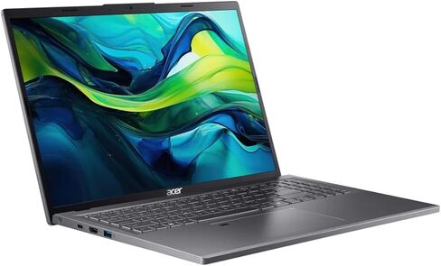 acer 2024 Laptop | Aspire 16 | 16" 1920 x 1200 IPS | Intel-10 Core 7 150U | NVIDIA GeForce RTX 2050 |24GB DDR5 | 1TB SSD | Windows 10 Pro | Wi-Fi 6E - BT 5.3 - Backlit KB - 1080p Camera - Steel Gray in Saudi Arabia