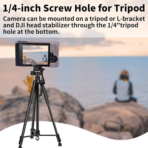 Easy Hood Camera Case Protective Cover for Sony ZV-1/ZV1 Camera,Black | With Removable Lens Cover,Soft Silicone,Anti-Scratch,Dustproof,Shockproof,Slim Fit,Lightweight,Enhanced Grip in Saudi Arabia