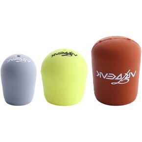 Fishing Rod Butt Cushion Fishing Rod Seat Cushions Fishing Rod Protector Silicon Fishing Rod Butt Cap Fishing Rod Holders, Random Color, 3PCS