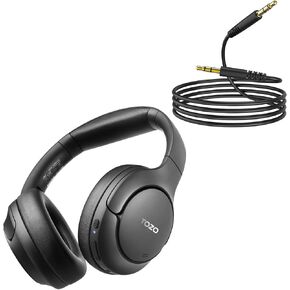 TOZO HT2 Hybrid Active Noise Cancelling Headphones + 3.5mm Audio Cable Aux Cable Compatible for Headphone Tablets