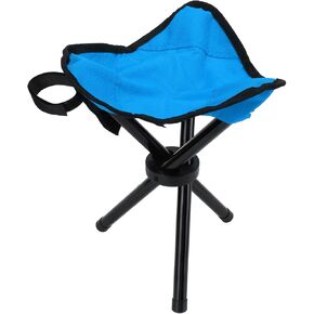 Camping Tripod Stools, 3 Legs Folding Portable Tall Slacker Chair Lightweight Camping Tripod Seat Garden Lawn for Outdoor Hiking Hunting Fishing