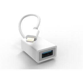 iPhone/iPad Lightning to USB Adapter - Supports OTG Function for Cameras, Card Readers, Flash Drives, and Mice LB-04