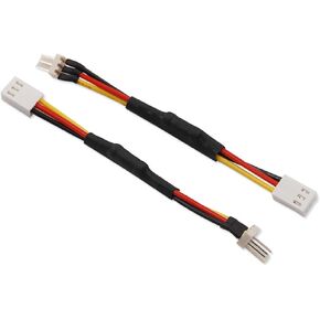 10pcs 3 دبوس كمبيوتر كمبيوتر كمبيوتر السرعة مخفض ، محول كبل امتداد ضوضاء منخفضة لجهاز الكمبيوتر الشخصي CPU CPU CAPU CONNECTOR