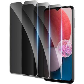واقي شاشة الخصوصية ل Samsung Galaxy A13/A23/A03S ، وملحقات زجاجية مقاومة للتشويش ، وملحقات زجاجية مضادة للتجسس ، وعلبة فائقة الصلابة مقاومة 9H صلبة مضادة لخطو