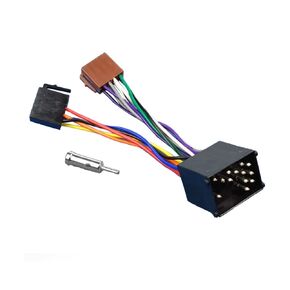 Car Stereo Radio ISO Wiring Harness Cable Wire Adapter to Compatible for BMW E36 E46 E39 X5 Mini Discovery Freelander with Antenna Adapter