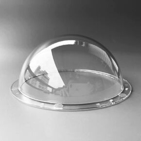 5'' Transparent Acrylic Camera Lens Dome Protective Cover, External Diameter 130MM, Height 63mm Clear Dome Housing