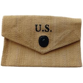 WWII U.S Army First Aid Pouch with Hook M1 SEMS M1943 - Khaki