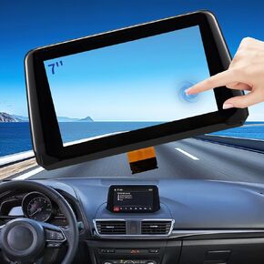 B61A611J0 Fit 2018 2017 Mazda 3 Screen Replacement, for Mazda 3 Sport Radio Touch Screen Display, 7 Inch Touchscreen Monitor Glass Digitizer Screen GPS Navigation B61A611J0A B61A611J0B