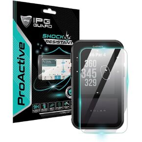 IPG ProActive Made for Garmin Approach G20 Solar Touchscreen Display 9H Hardness Screen Protector Nano Ceramic Film Ultra Responsive for AppG20solar