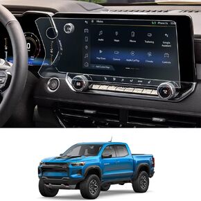 Screen Protector for 2024 2025 2023 Chevrolet Colorado Z71/ZR2 & GMC Canyon AT4/Denali/AT4X/Elevation 11.3-lnch Touch Screen Accessories with 9H Tempered Glass, Anti-Fingerprint, Full Cover