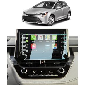BIXUAN Tempered Glass Screen Protector for 2019-2022 Toyota Corolla LE SE XLE XSE /2022 Corolla Cross LE XLE Accessories Navigation 8 Inch Touch Screen Protection Against Scratches