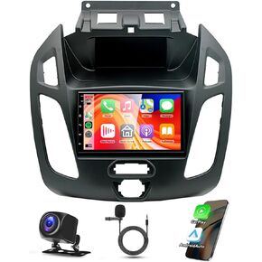 7 Inch Android 13 Car Radio Stereo for Ford Transit Connect 2014-2018 IPS Touchscreen Double Din Car Audio Receiver w/Wireless Carplay Android Auto WiFi GPS Bluetooth AHD SWC Backup Camera, 2+32G