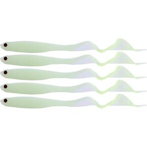 Soft Fishing Lures, 5Pcs 13cm PVC Artificial Paddle Tail Fishing Swimbaits Lures Saltwater/Freshwater Fishing Baits Kit