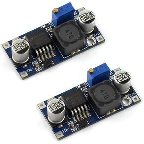 DZS ELEC 2PCS LM2596 DC-DC STOP لأسفل متغير فولت منظم المدخل