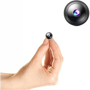 Hidden Camera with Audio/Video. Mini Camera, Small Camera. Spy Hidden Cameras for Home Indoor Use. Spy Cam with Night Vision and Motion Detection | Only 0.9 inch! Baby Monitor Small Mini Wireless O10