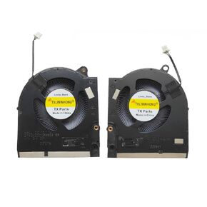 New Compatible CPU and GPU Cooling Fan for Dell Alienware M15 R7 M15R7 Gaming Laptop - 15.6-inch Series EG75071S1-C210-S9A EG75071S1-C200-S9A FP2U FP2T DFSCM227163929 DFSCK22D058839 DC12V 1A Fan