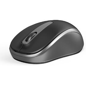 Wireless Mouse, Silent Small Traval Mouse with USB, 2400 DPI, 2.4GHz Quiet Portable Computer Mice for Chromebook, Notebook - Black
