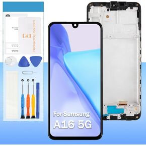 OLED for Samsung Galaxy A16 5G Screen Replacement,for Samsung A16 SM-A166B SM-A166B/DS SM-A166P SM-A166P/DS SM-A166E SM-A166E/DS 6.7“ LCD Display Touch Digitizer Glass Assembly