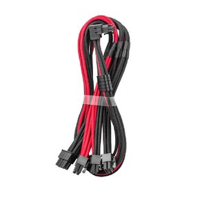 CableMod E-Series Pro ModFlex Sleeved 12V-2x6 12VHPWR 90° StealthSense PCIe Cable for EVGA G/G+ / P/P+ / T (Variant B, Black)