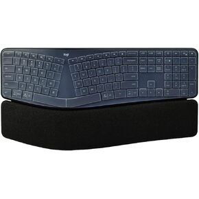 Keyboard Cover Silicone for K860 Logitech, Keyboard Cover for Logitech K860 Ergonomic Wireless Keyboards, Waterproof Dustproof Keyboard Skin Ultra-Thin Easy to Clean (Transparent)