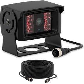 AHD 4PIN Backup Camera for Truck 1080P with 18 IR LEDs for Superior Night Vision, IP68 Waterproof Heavy-Duty Design, 120° Wide Angle View, 33-ft Cable, Compatible with Trucks and Trailers