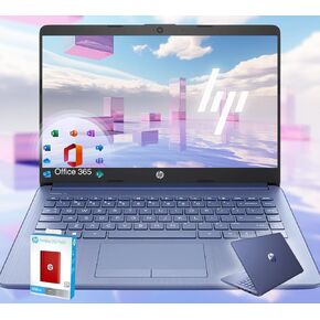 HP 14 Ultrabook • Intel 4-Core CPU • Back to School Limited Edition with Microsoft 365 • 16GB RAM • 1600GB Storage (64GB OnBoard withHP 512GB P500 Portable SSD + 1TB OneDrive) • Pink • Win 11