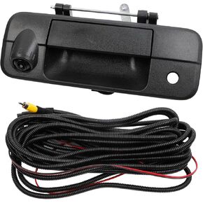 Dasbecan Tailgate Handle Backup 1080P Rear View Camera Compatible with 2007-2013 Toyota Tundra Replace#69090-0C051 IP67 Waterproof 180° Horizontal Vertical 135° Reverse View Rear Camera