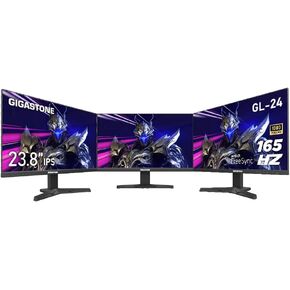 Gigastone 21.45 inch VA LED Back Light Monitor 2-Pack 75Hz FHD 1920 x 1080, 1080P 178° Wide View Frameless, Dual Monitor, 4ms, Eye Care Technology, Ergonomic Tilt VESA Mount, HDMI VGA