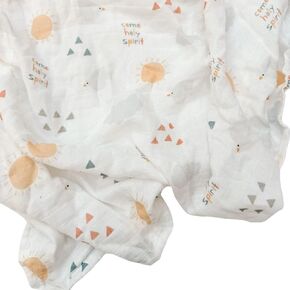 Our Lady of Guadalupe Catholic Baby Swaddle | Mary's Mantle Soft & Luxury Baby Muslin Cotton Swaddle Blanket | Newborn Essentials for Girls and Boys | 47" X 47" Our Lady of Guadalupe Stars Swaddle