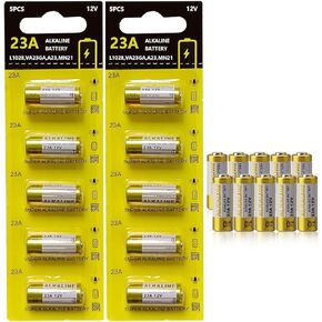 23A 12 Volt Battery, 12V Battery for Remote, Alkaline 5 Pack, for Remote Control,doorbell,Alarm Clock,car Key,igniter