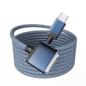 Blue USB-C to Magnetic 3 Cable 6.6ft