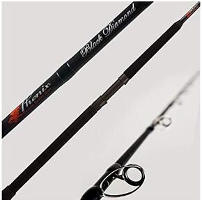 Phenix Rods Black Diamond Spinning / 8' / 1 PC / 6-20 LB LINE Rating/Fast Taper Action/Fuji KWAG Guides/Fuji DPS Reel SEAT/HYPALON & X-WRAP Handle
