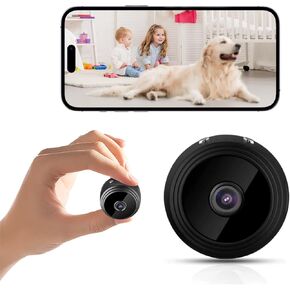 1080P Indoor Hidden Camera Wireless, Mini Camera, Home Security Camera with Motion Detection, Night Vision, App Control