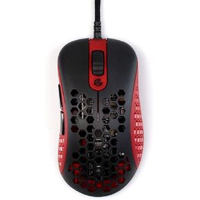 G-Wolves Skoll Mini SK-S ACE 2020 Edition 50g Ultralight Weight Honeycomb Design Ergonomic Wired Gaming Mouse with 3389 Sensor - PTFE Skates - 16,000DPI - Detachable Cable (Red) (Renewed)
