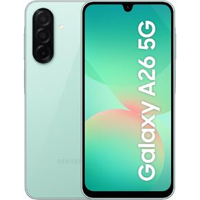 SAMSUNG Galaxy A26 5G Ai (for Tmobile Mint Tello & Global) (128GB + 6GB) Version Latina NFC Unlocked SM-A266M/DS 6.6" 120Hz 50MP Triple (Black SM-A266MZKDTPA)