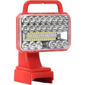 4200LM Cordless Flashlight Compatible with Craftsman V20 Li-ion Battery, 40W LED Work Light with 5V/2.1A USB Port &Type C Port 120° Pivoting Head Floodlight Spotlight(Tool Only)