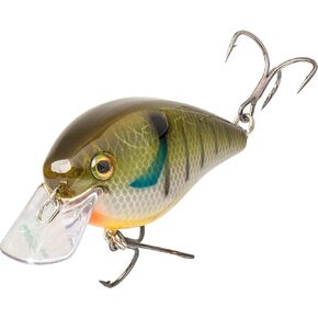 Strike King (HCKVD1.5E-845) KVD Elite 1.5 Squarebill, Shallow-Running Crankbait, Silent Hunting Action, 3/8-Ounce, Dives 3 to 6-Feet, Size 4 Mustad Triple Grip Treble Hooks, Sunny