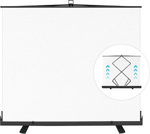 ترقية الشاشة الخضراء من EMART، لوحة مفاتيح Chroma قابلة للطي مقاس 61 × 72 بوصة لإزالة الخلفية، خلفية خضراء محمولة وقابلة للسحب ومقاومة للتجاعيد مع حامل للبث واستوديو التصوير الفوتوغرافي وTikTok in Kuwait