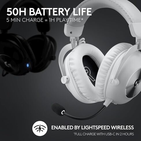 Logitech G Pro X 2 Lightspeed Wireless Gaming Headset + G515 TKL Wireless Gaming Bundle (Tassile) - White in Kuwait