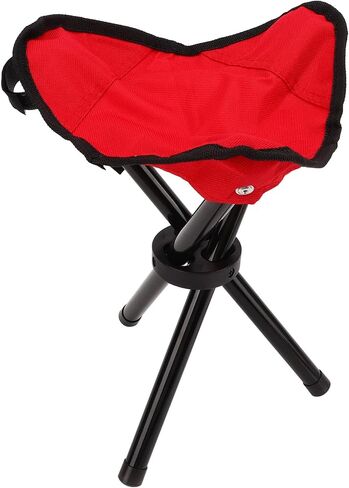 Camping Tripod Stools, 3 Legs Folding Portable Tall Slacker Chair Lightweight Camping Tripod Seat Garden Lawn for Outdoor Hiking Hunting Fishing in Kuwait