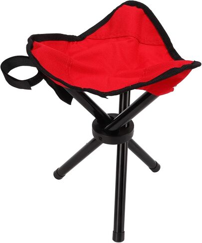 Camping Tripod Stools, 3 Legs Folding Portable Tall Slacker Chair Lightweight Camping Tripod Seat Garden Lawn for Outdoor Hiking Hunting Fishing in Kuwait