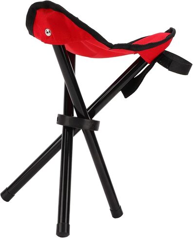Camping Tripod Stools, 3 Legs Folding Portable Tall Slacker Chair Lightweight Camping Tripod Seat Garden Lawn for Outdoor Hiking Hunting Fishing in Kuwait