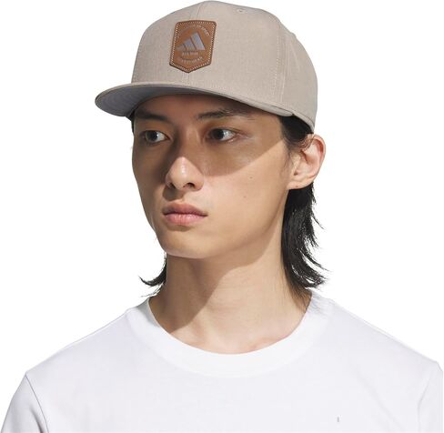 adidas Men's Scorecard High Crown Low Curve Brim Snapback Adjustable Fit Course Style Hat in Kuwait
